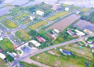 ảnh khu dân cư hưng long residence được chụp thực tế