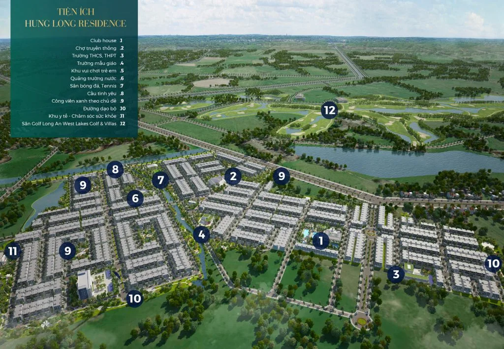 TIỆN ÍCH NỘI KHU hưng long residence